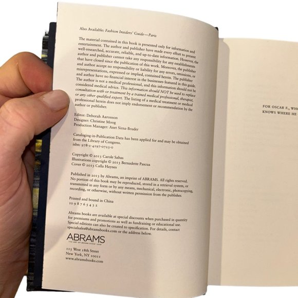 Fashion Insider's Guide New York Pocket guide book - Picture 4 of 4